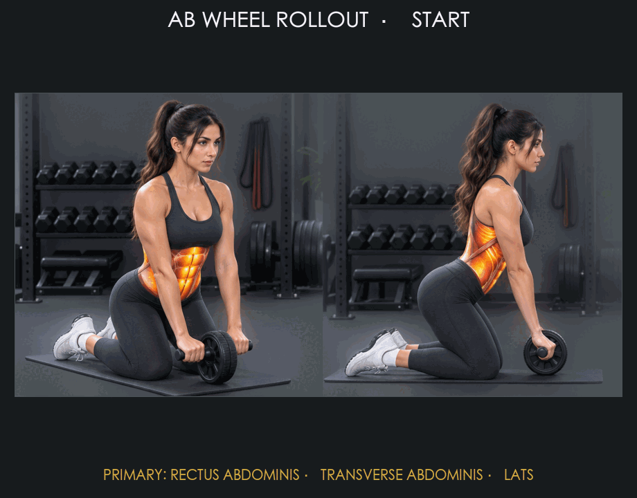 Ab Wheel Rollout