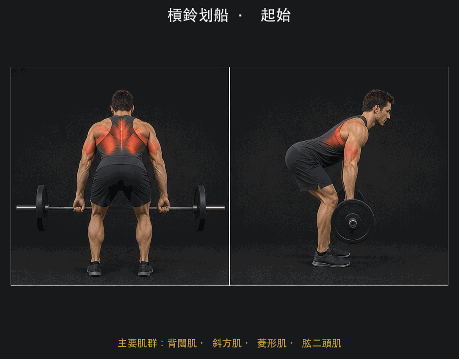 槓鈴划船