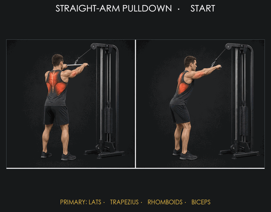 Straight-arm Pulldown